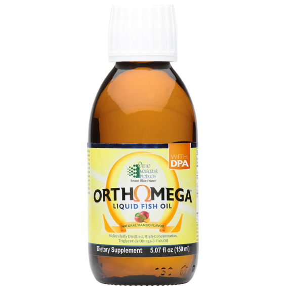 Ortho Molecular Orthomega Liquid Fish Oil Mango