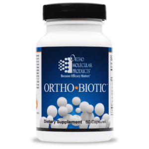 Orthomolecular Products Ortho Biotic 60 Count Capsules - Probiotic supplement for optimal gut health and immune support
