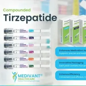 picture of all of the different medivant tirzepatide syringes available for weight loss